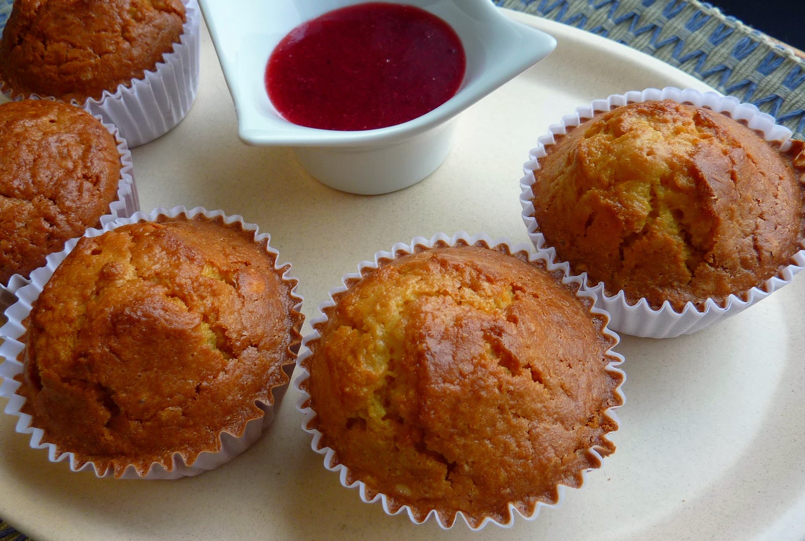 Magdalenas de maíz sin gluten