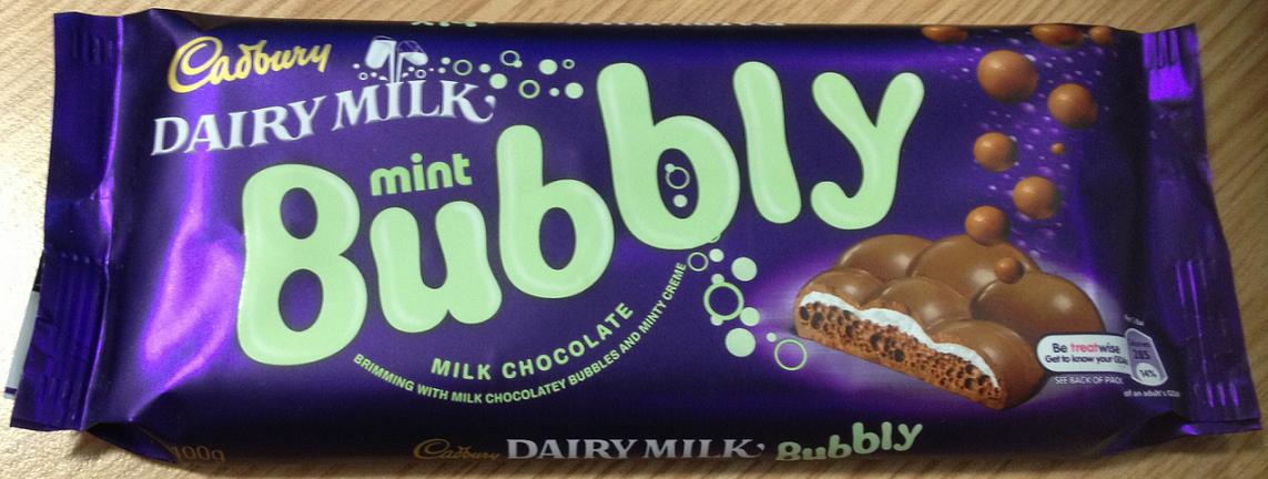 Cadbury Mint Bubbly