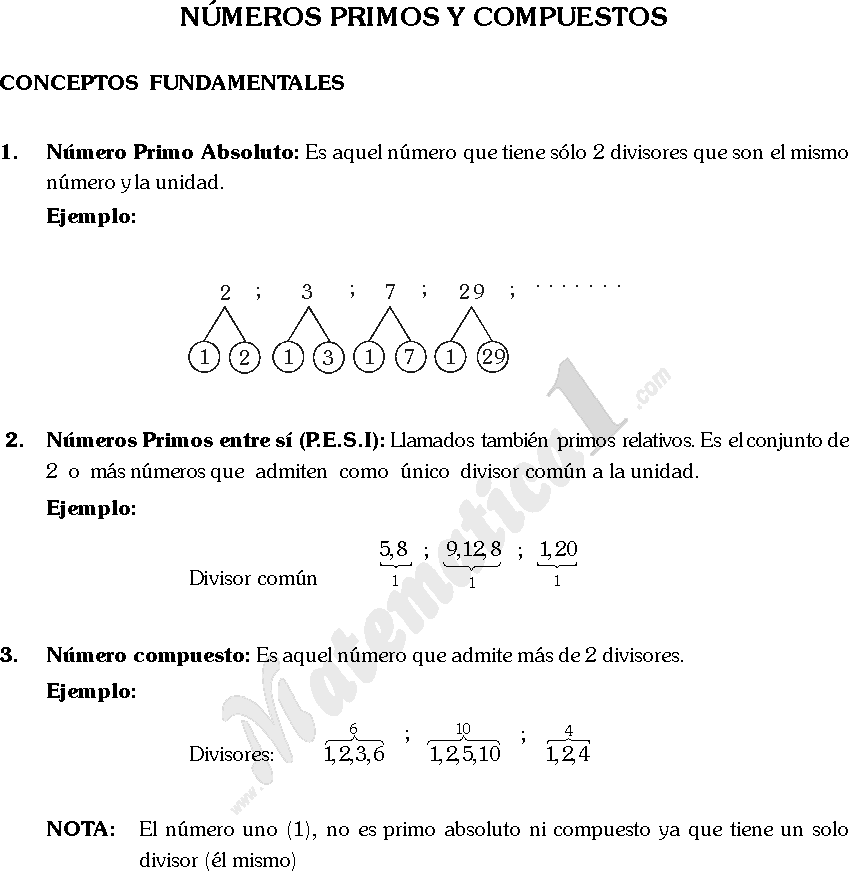DIVISIBILIDAD Y NUMEROS PRIMOS PROBLEMAS RESUELTOS DE SEXTO GRADO DE ...