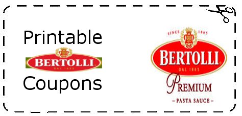 Coupons for bertolli pasta sauce