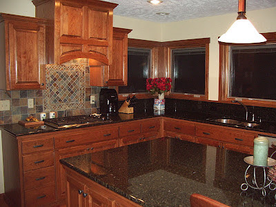 cherry kitchen cabinets