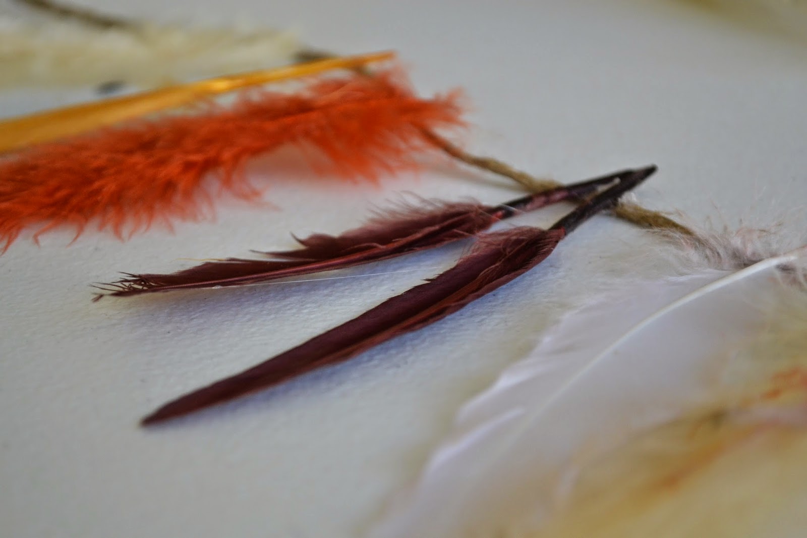 Bellapia Designs Fall Feather Garland Tutorial