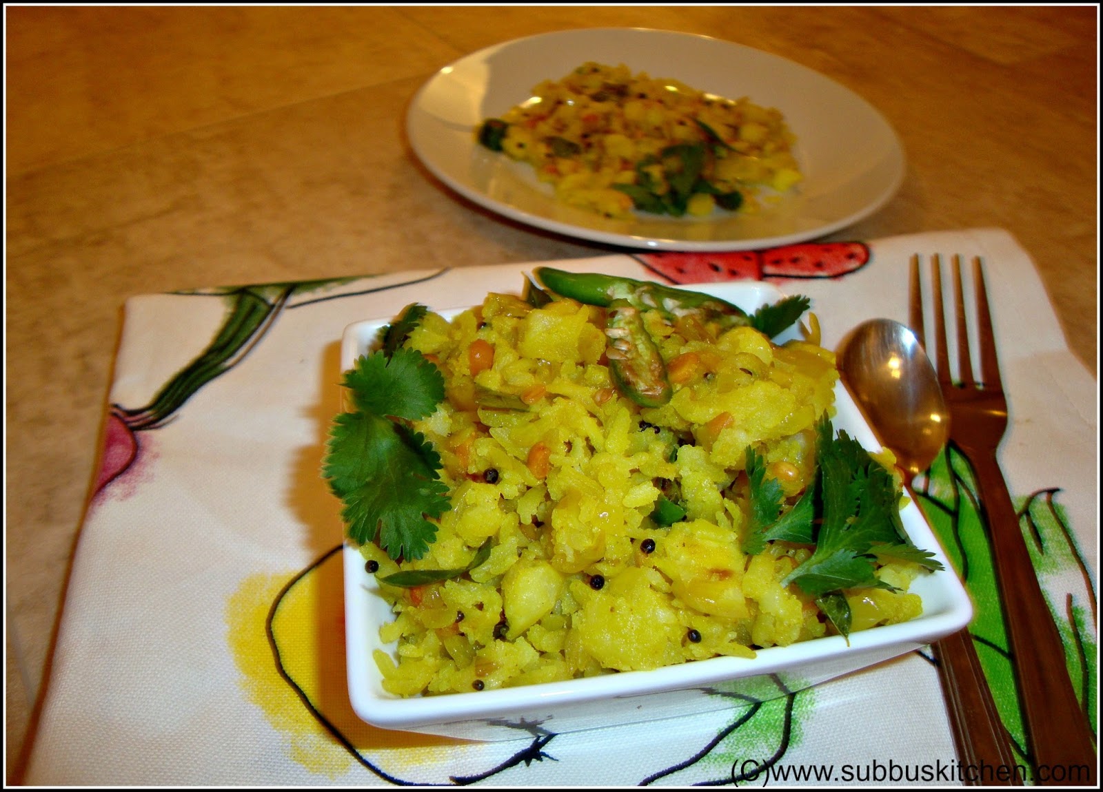 Aloo Poha/Urulaikizhangu Aval Upma/Potato Poha Aloo Poha/Urulaikizhangu Aval Upma/Potato Poha