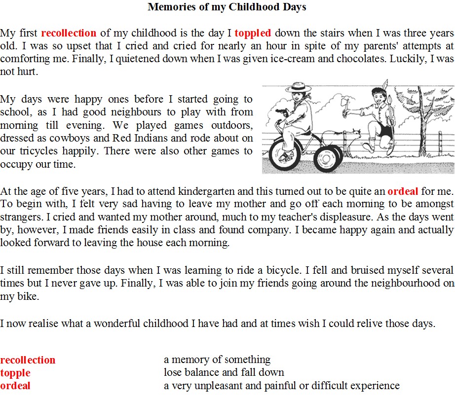 my memorable childhood My childhood unforgettable moment in every human life, there is an unforgettable childhood experience there could be many experiences or just one these . my memorable childhood My childhood unforgettable moment in every human life, there is an unforgettable childhood experience there could be many experiences or just one these .