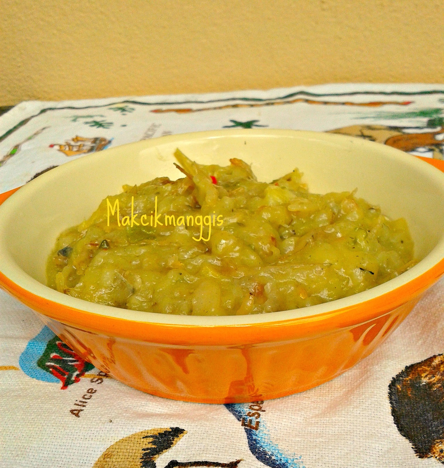 Jom Masak Jom Makan Makan Sambal Tempoyak Goreng