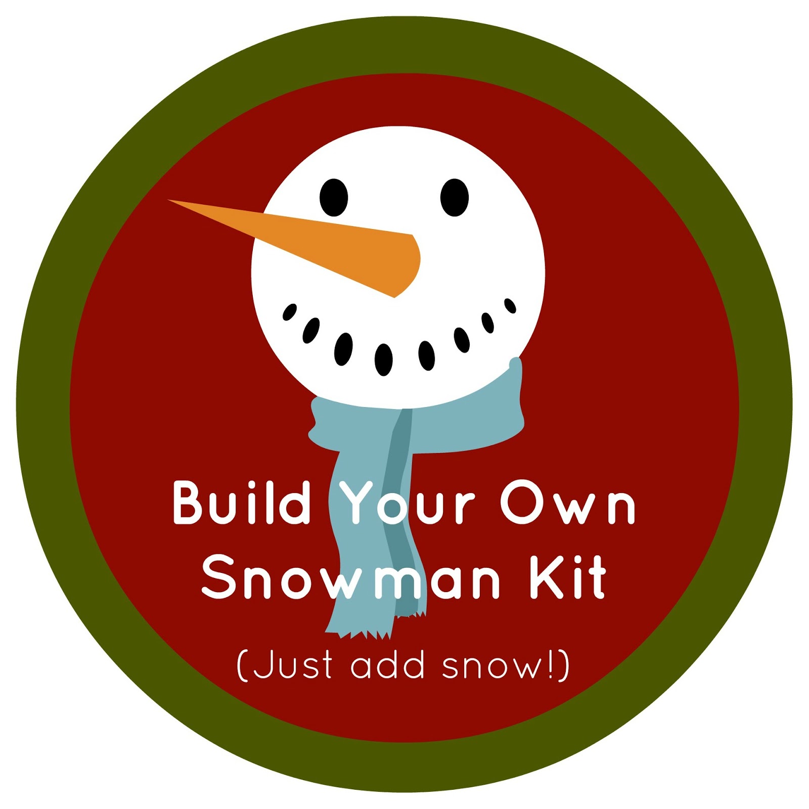 Download Free Whimsy Love Diy Build Your Own Snowman Kit PSD Mockup Template