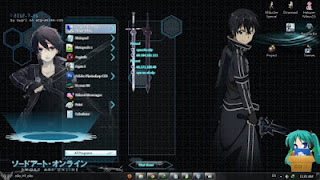 Download Tema Sword Art Online Untuk Windows 7