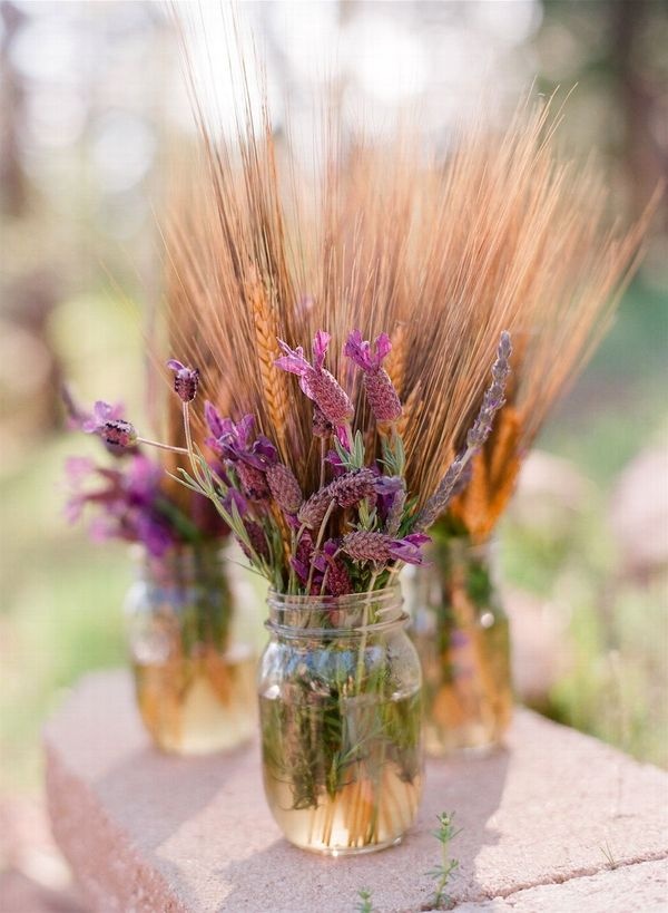 Things She Loves Pittsburgh Wedding Planner Wheat Centerpieces