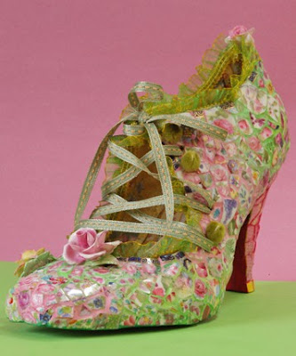 Sapatos mosaico por Candice Bahouth