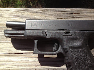 Glock 19 slide locked open