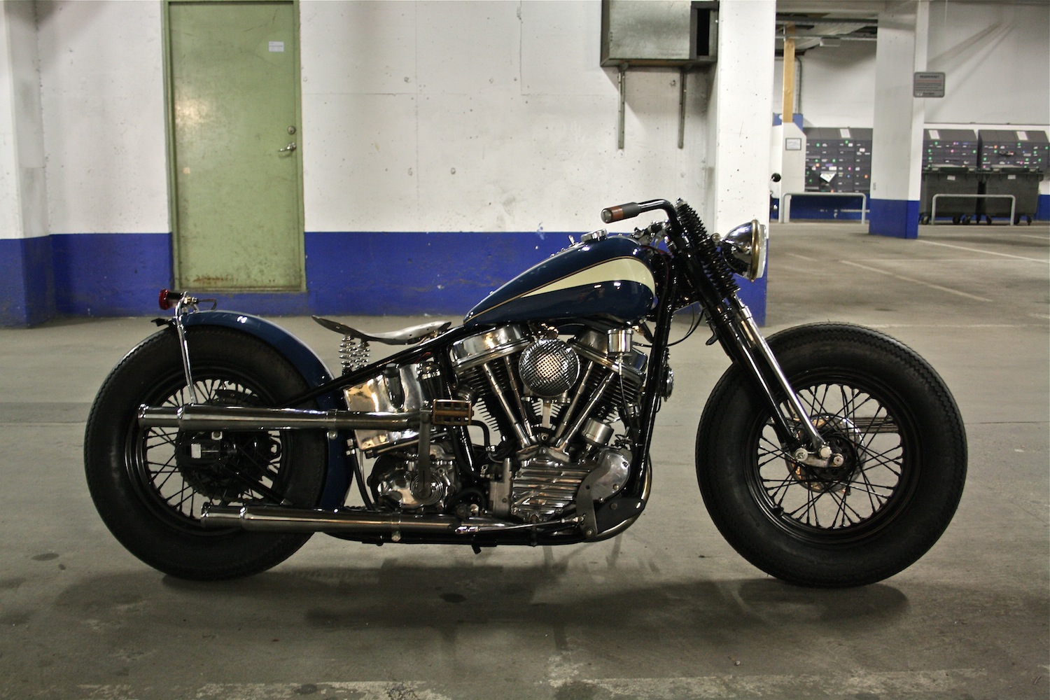 Jamesville Motorcycles 1948 Panhead Bobber Almost Finished