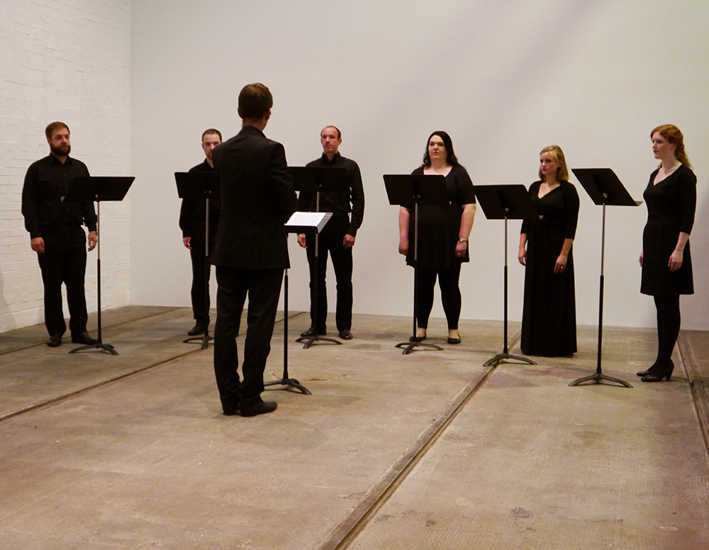 Janice Kerbel Choral Piece at Turner Prize 2015 Turner Prize, Turner Prize 2015, Citizen M Glasgow, choral art, blogger event, PR event Glasgow, Scottish bloggers, Tramway Glasgow, art exhibition