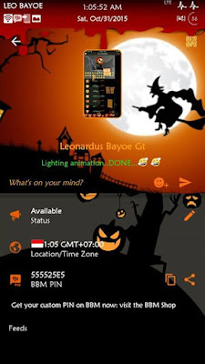 BBM Mod Tema HALLOWEEN 