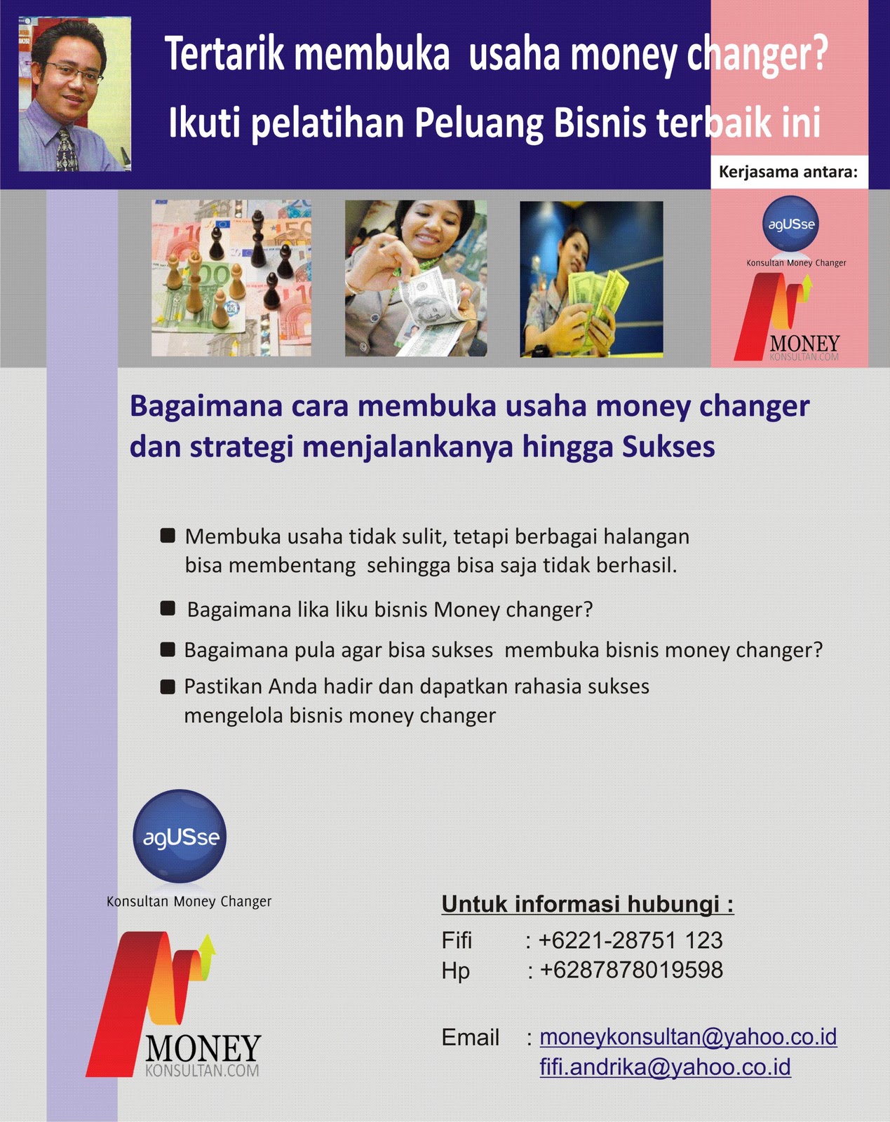 MONEYKONSULTAN Pelatihan Membuka Bisnis Money Changer