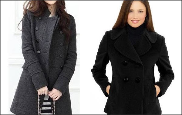 Casaco e casaqueto de lã escura