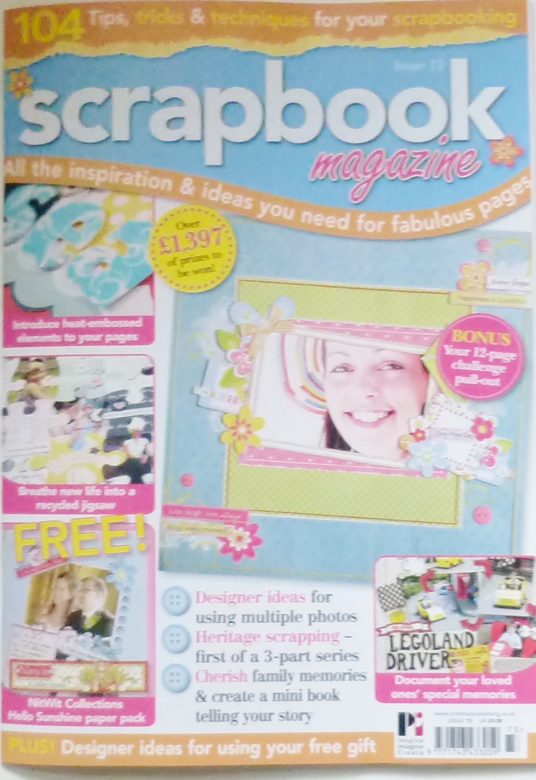 Featured in Scrapbook Magazine issue 73 Life in a Snapshot