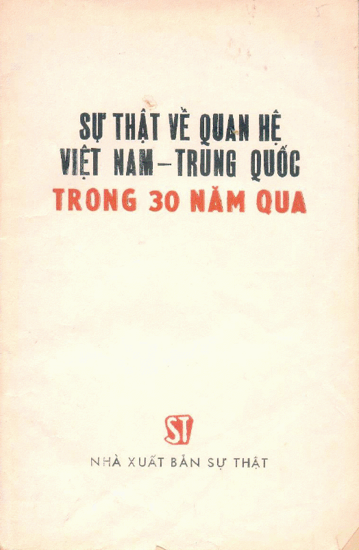 Sách trắng Việt - Trung (Download)
