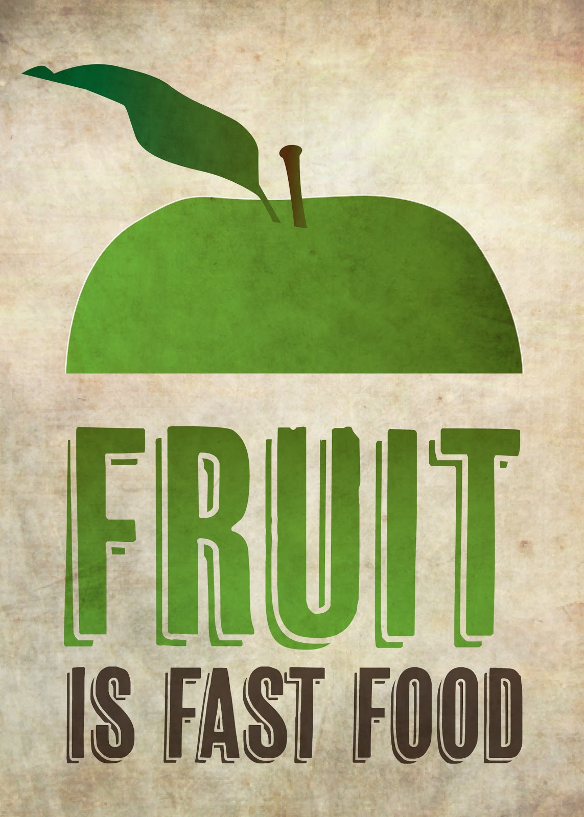 Fruit is fast food Odin Shadmi Design