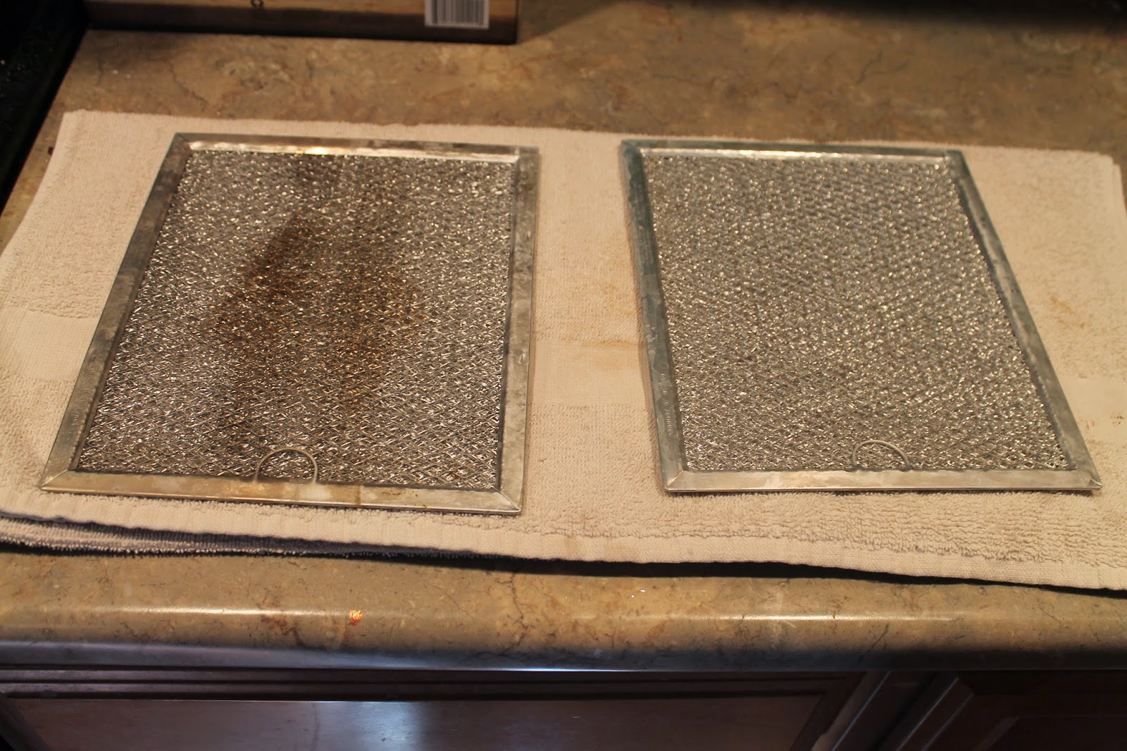 A Life of Organized Chaos How to clean oven fan filters.