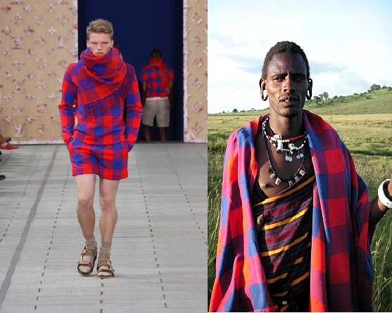 D.E.E.L.A.M.I: Thakoon's Fall 2011 + Louis Vuitton Menswear 2012 Collection:  Masai Plaid (African Inspired)