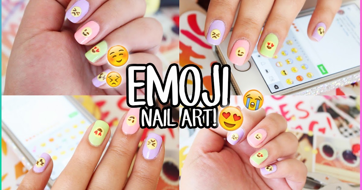 2. Simple Emoji Nail Art Tutorial - wide 7