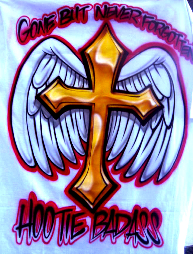 AIRBRUSHED RIP MEMORIAL DESIGNS by SugaRay, starting at $35 | Sugar Ray