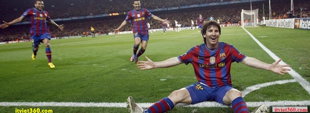 Ảnh bìa Facebook bóng đá - Cover FB Football timeline, Messi ghi bàn thắng thể hiện