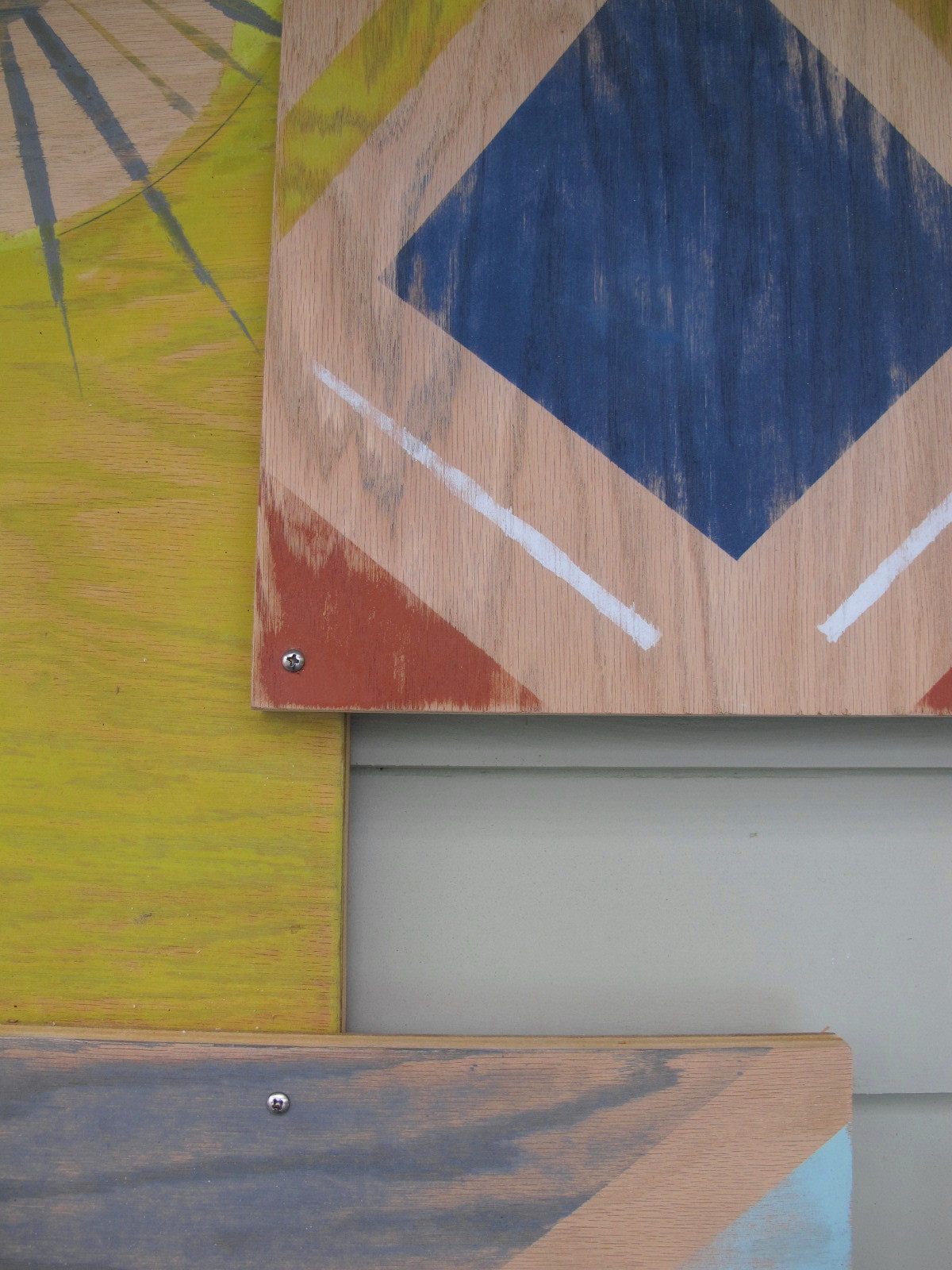 Christie Chase 580...scrap plywood outdoor art