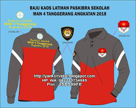 BAJU KAOS LATIHAN PASKIBRA