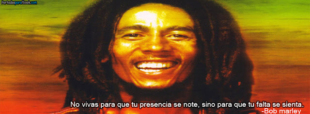 portadas para facebook Bob Marley sonriendo