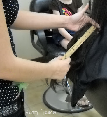 Measuring Hair for Donation
