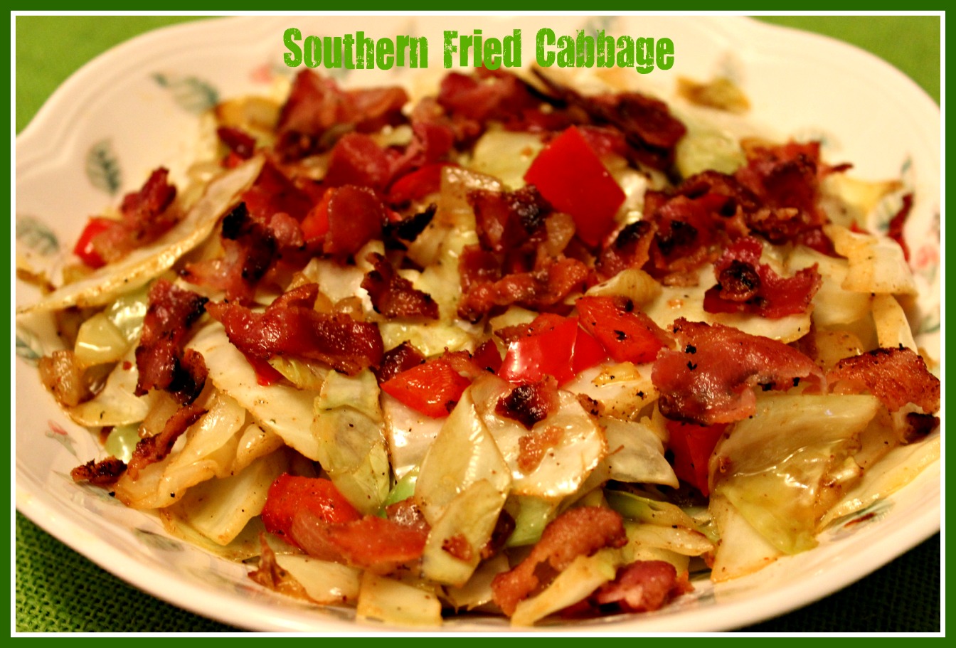 Sweet Tea and Cornbread Southern Fried Cabbage!