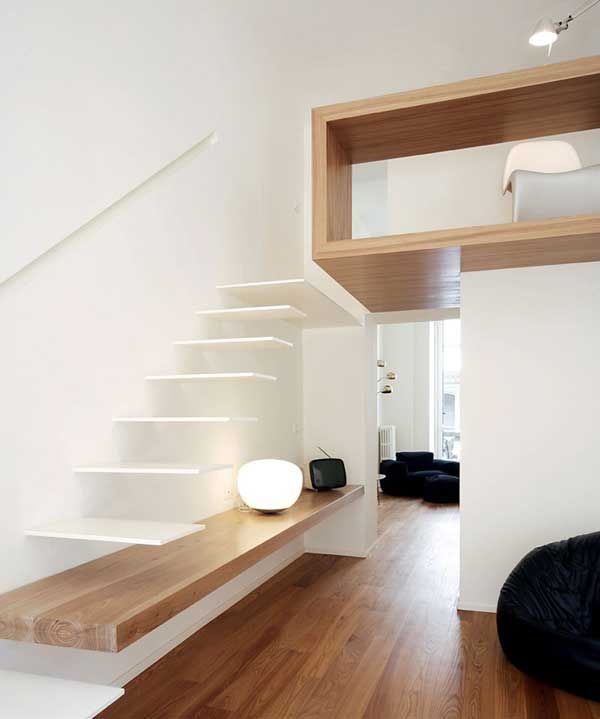 Binnenkant : Minimalistisch interieur Binnenkant : Minimalistisch interieur