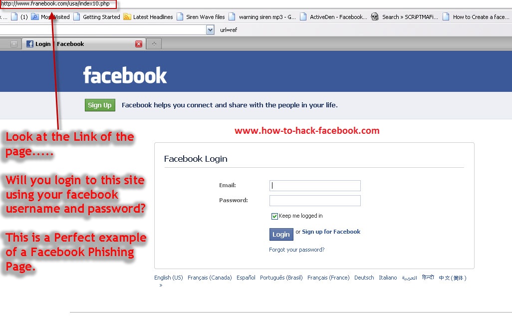 Free facebook account and password list