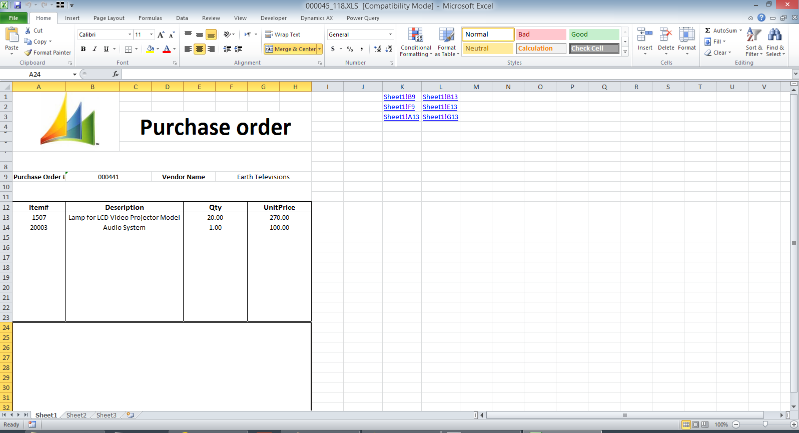 purchase order template microsoft word