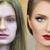 لا تصدقوا الجميلات.. شاهدوا ماذا يفعل المكياج في النسوان.. بالصور 