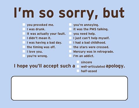 apology cards
