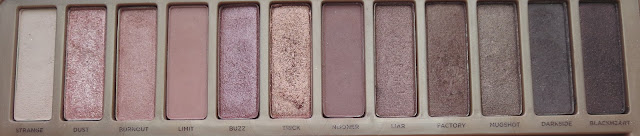 a picture of Urban Decay Naked Palette (comparison) ; Naked 3