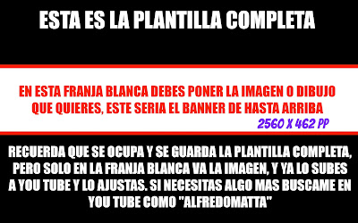 You Tube Plantilla Para El Nuevo Banner De You Tube Cuanto
