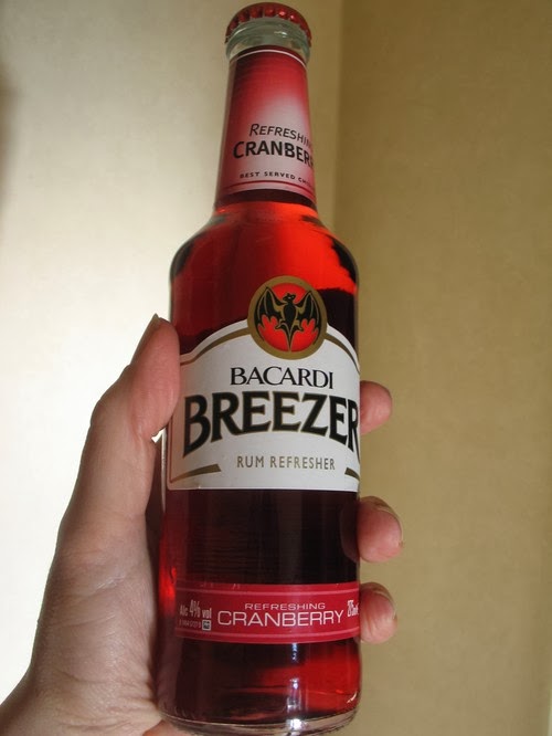 Cranberry and me, a breezer of a time with Bacardi BrEeZaH