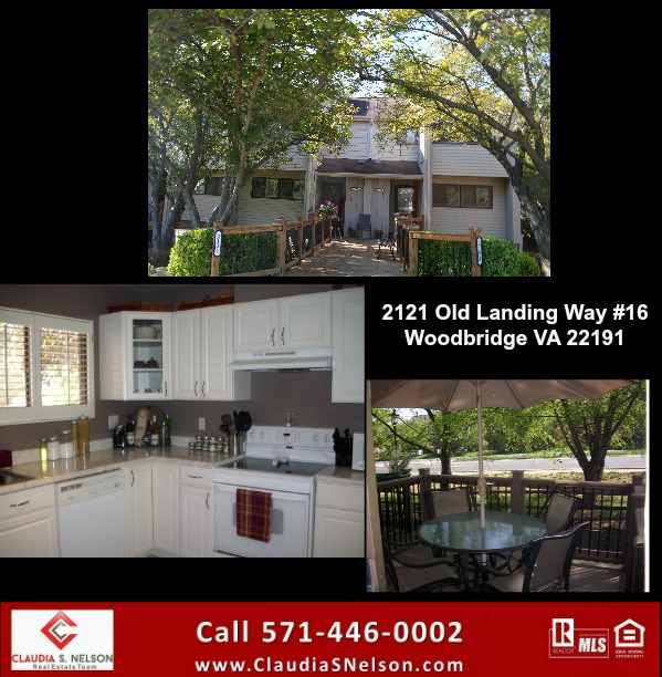 2121 Old Landing Way 16 Woodbridge VA 22191 Open House Claudia S. Nelson