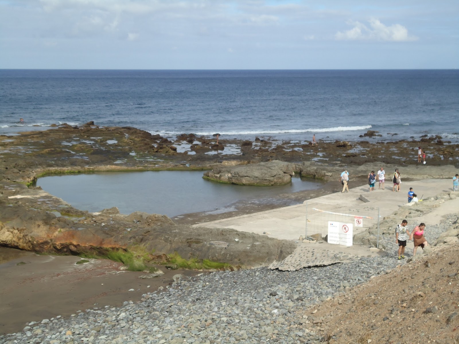 Telde Habla LA PLAYA DE LA LAJA YA TIENE PISCINA , LAS PALMAS DE GRAN