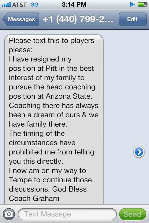 Forwarded text messages love
