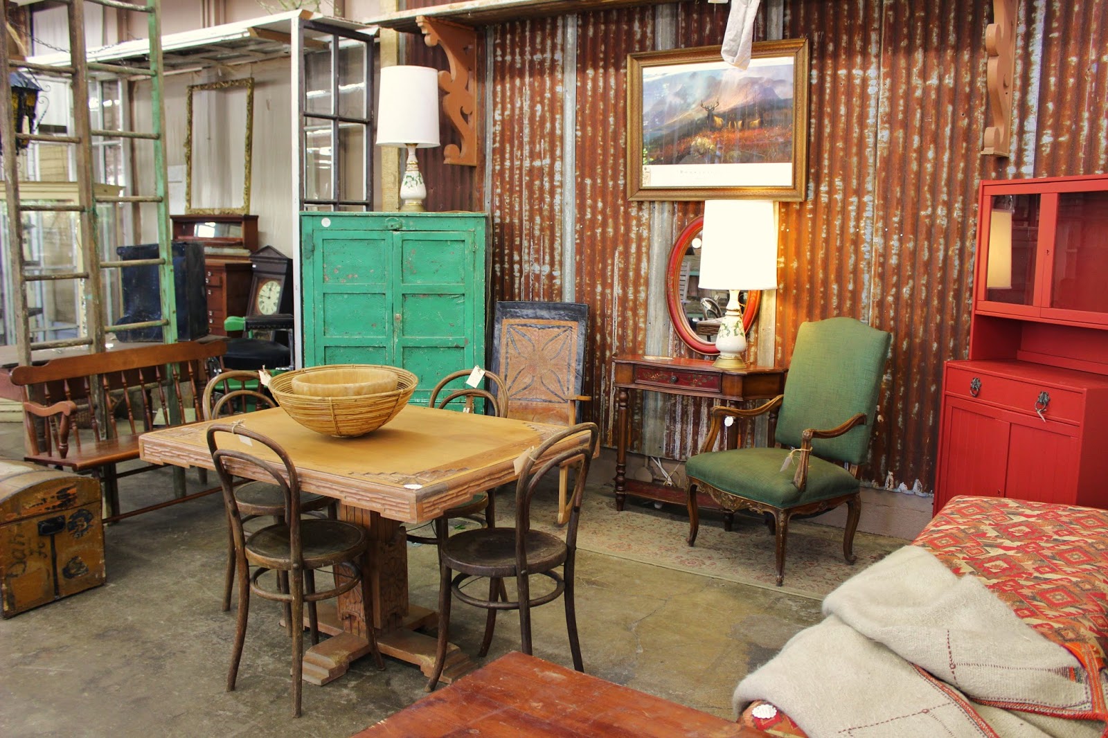 Monticello Antique Marketplace Salvage Garden Rebuild...