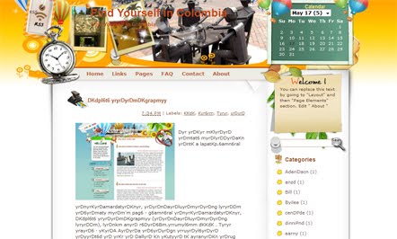 Demo Cool And Cute Blogger Template