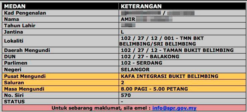 1malaysia Blogpolitik Pru13 Semakan Daftar Pemilih Dan Lokasi Mengundi