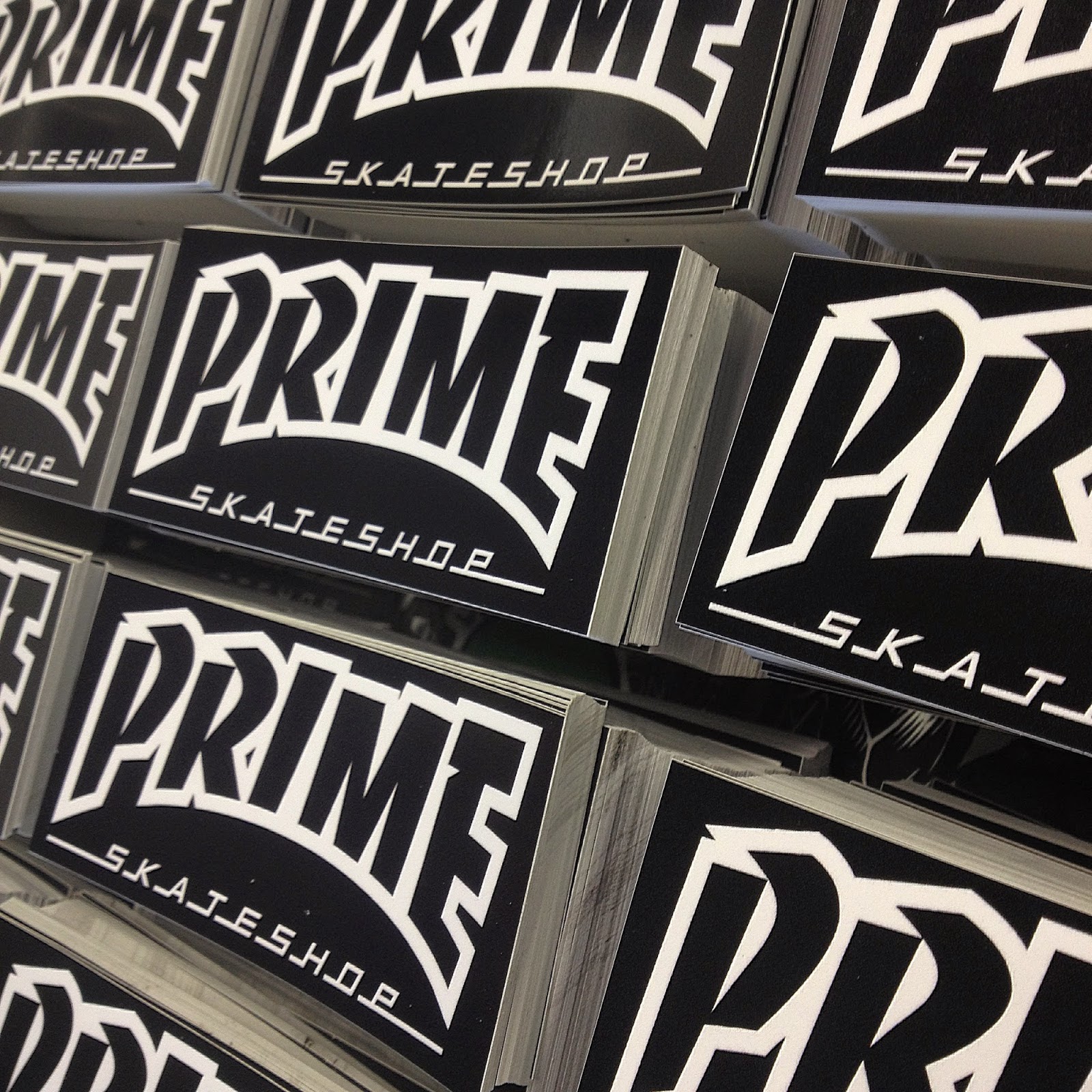 Prime Skate Shop New Prime Stickers