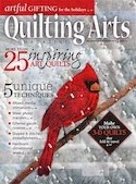 Dec/Jan issue of Quilting Arts.