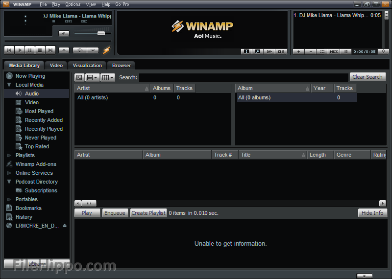 Download winamp for mac os x 10.5.8