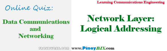 Practice Quiz in Network Layer: Logical Addressing Practice Quiz in Network Layer: Logical Addressing